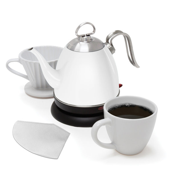 Chantal 1 qt. Stainless Steel Electric Tea Kettle & Reviews Wayfair